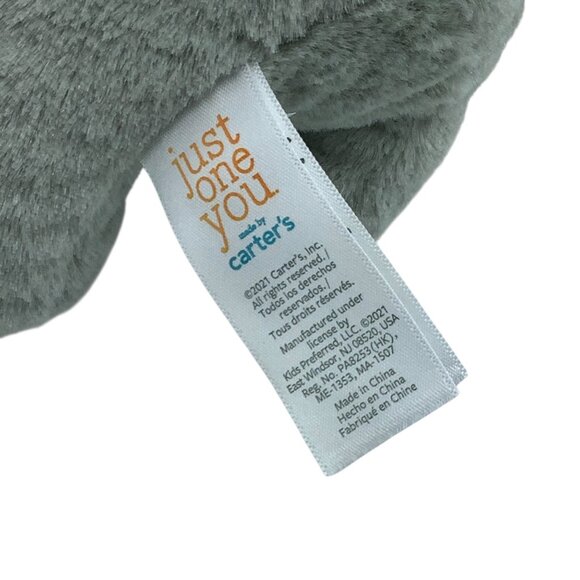 Gray Elephant Plush Toy Stuffed Animal Carters Just One You Baby Musical Cuddly - Picture 2 of 8